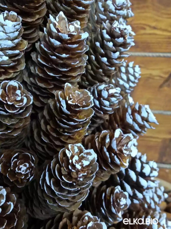 Настольная новогодняя елка из еловых шишек Еловая красавица Т69-В22+22А Настольная новогодняя елка из еловых шишек Еловая красавица Т69-В22+22А