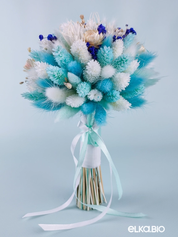 Маленький букет из лагуруса и фаляриса Т159-B102