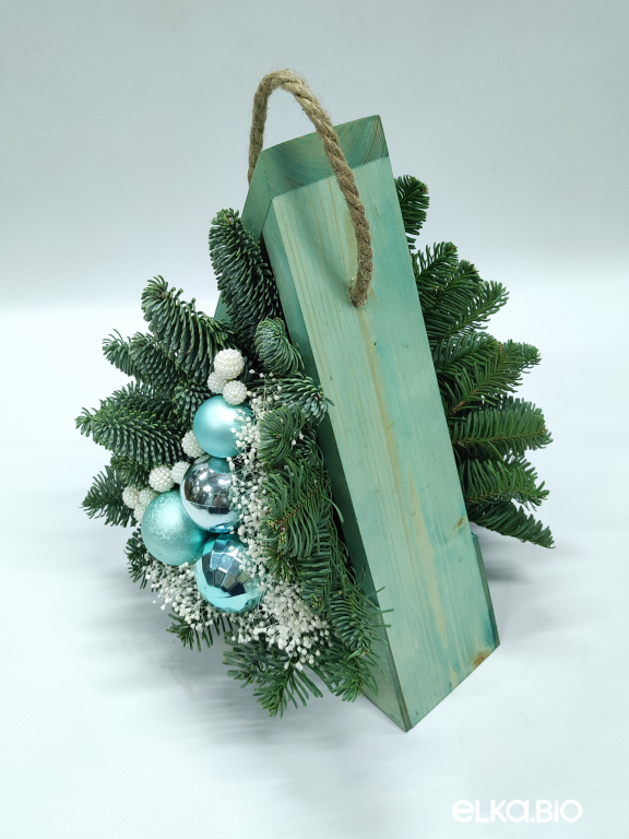 Настольная композиция из Нобилиса Ледяная хвоя К18