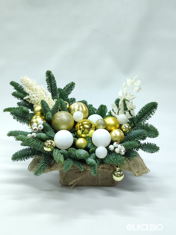 Настольная композиция из Нобилиса Снежные искры Я3