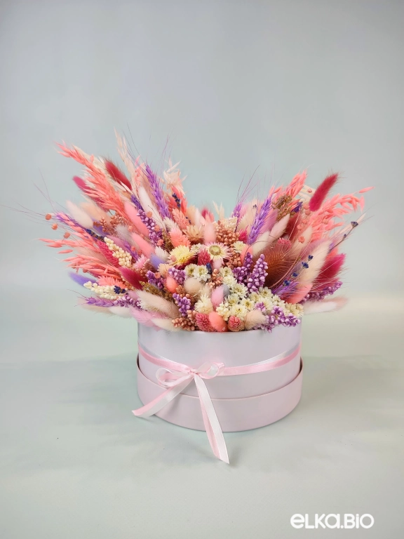 Яркие цветы в шляпной коробке А204-B113 Яркие цветы в шляпной коробке А204-B113