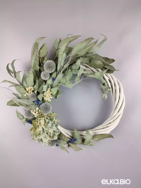 Венок из лозы с листьями эвкалипта А100-B100