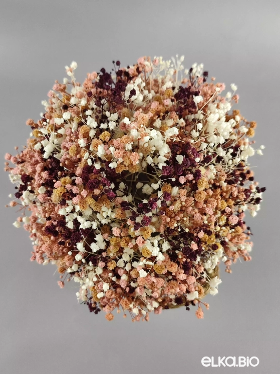 Букет цветов гипсофилы в ведерке Б49-B101