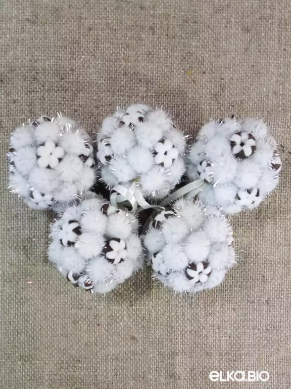 Декоративный шар из декоративного материала Пушистик П56-В41