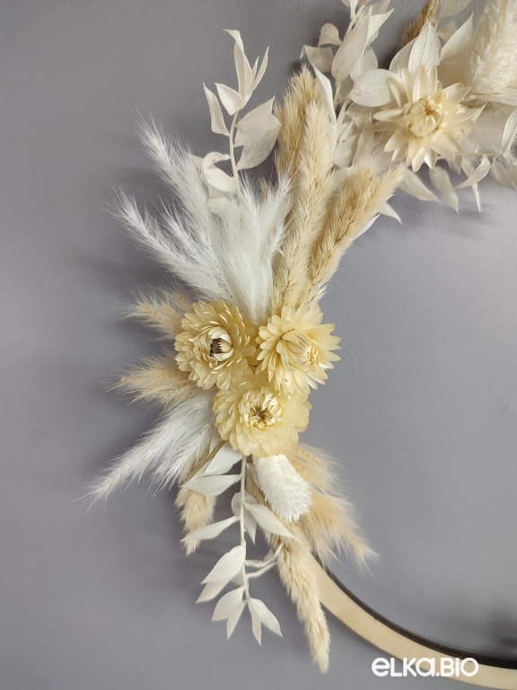 Венок из цветов гелихризума А105-B100