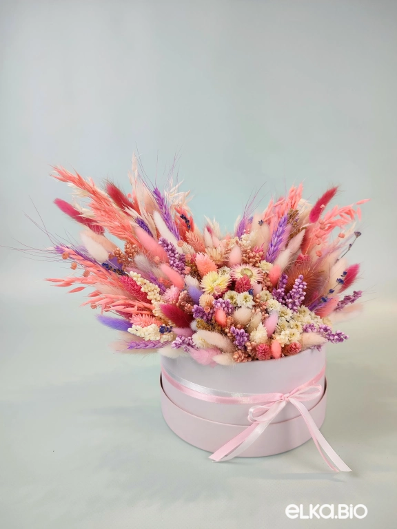 Яркие цветы в шляпной коробке А204-B113 Яркие цветы в шляпной коробке А204-B113