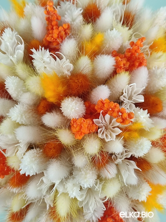 Корзина с лагурусом, фалярисом и сорго А135-B105