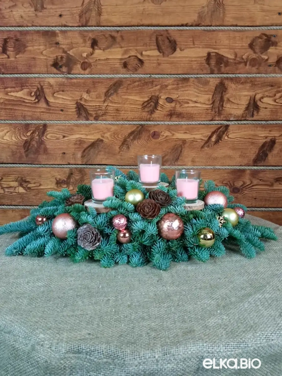 Новогодняя композиция из Нобилиса Шоколадная мечта Ю47-В710