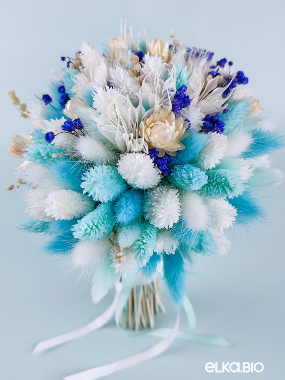 Маленький букет из лагуруса и фаляриса Т159-B102