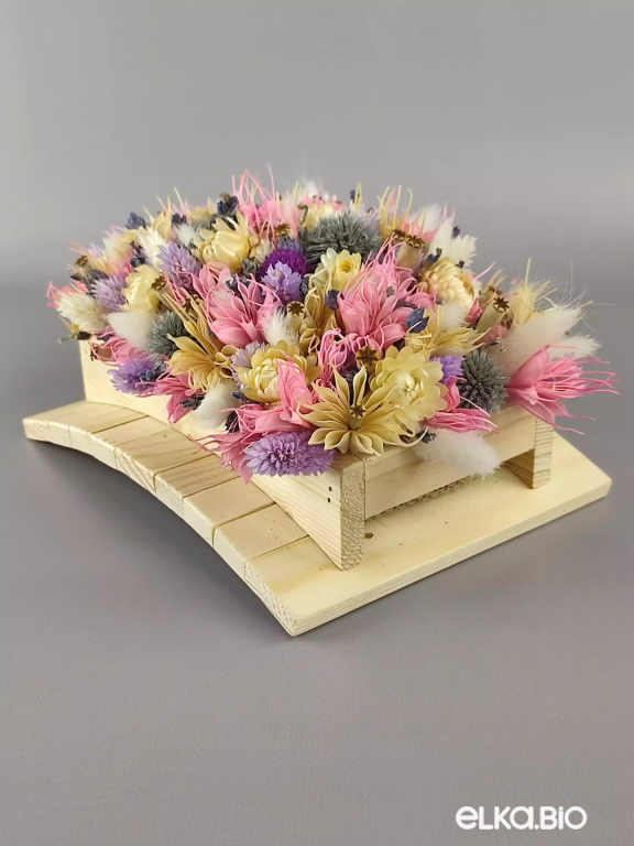 Настольная композиция с сухоцветами Т114-B100