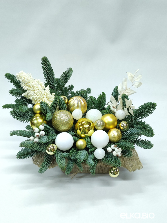 Настольная композиция из Нобилиса Снежные искры Я3