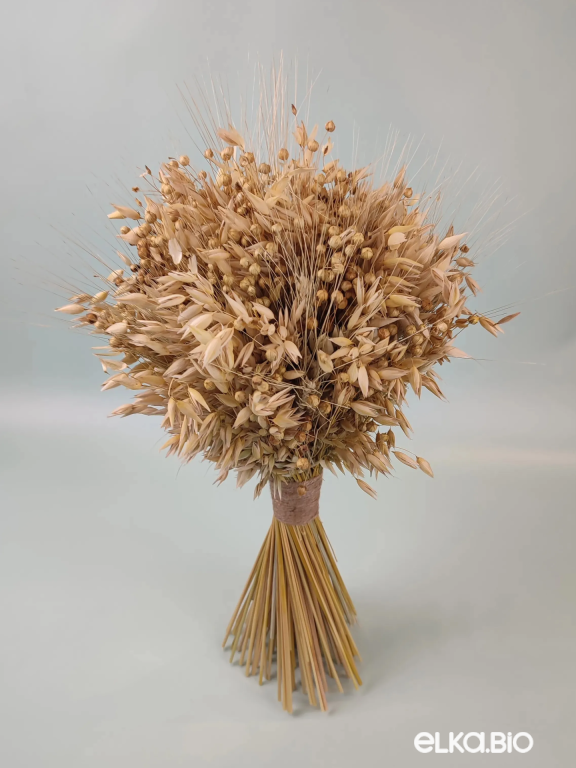 Букет из овса, пшеницы и льна А190-B113