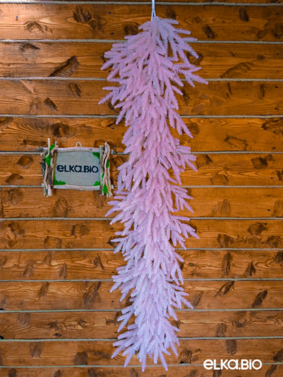 Новогодняя гирлянда Розовая хвоя 15035 см-В516