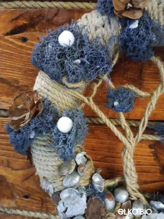 Подвесная композиция из каната Дерево индиго Б28-В54