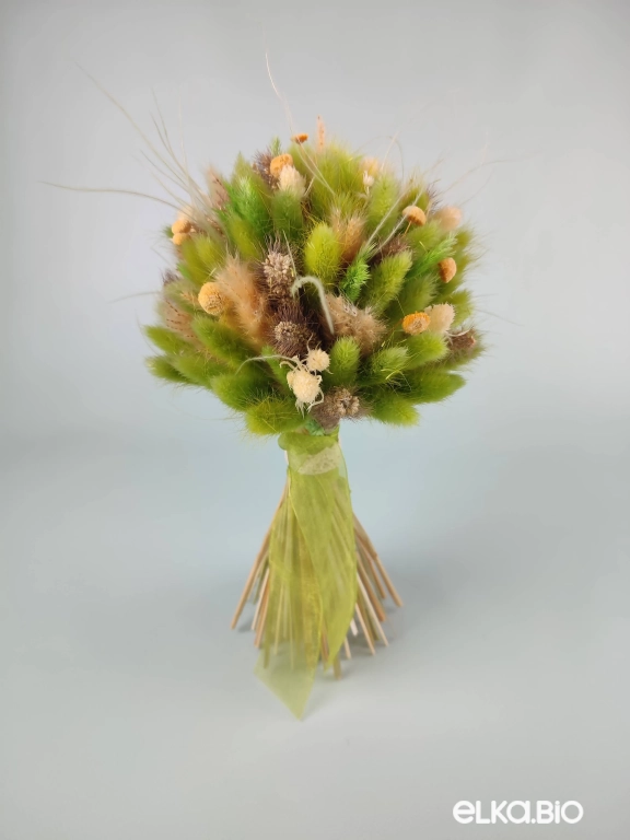 Летний букет из зелёных цветов Б106-B110