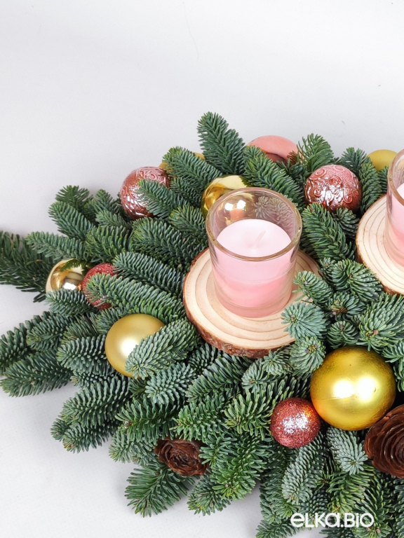 Новогодняя композиция из Нобилиса Шоколадная мечта Ю47-В710