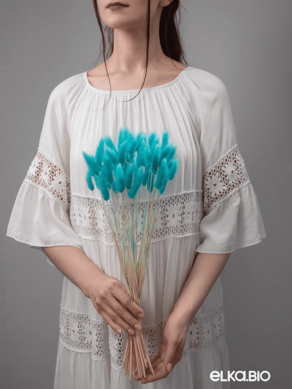 Лагурус ярко-бирюзовый высший сорт - 60 шт