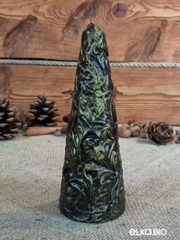 Настольная декоративная елка Черная малышка Т62-В21