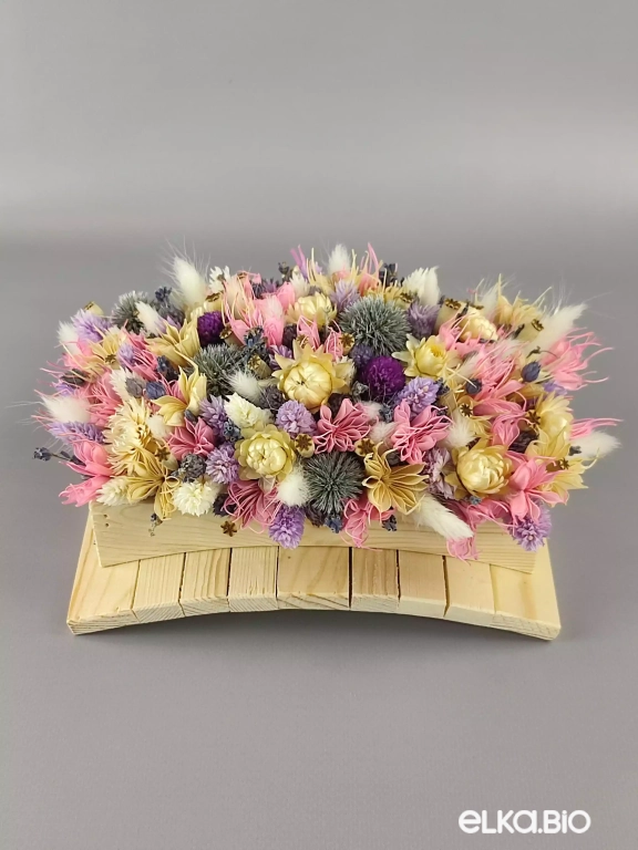 Настольная композиция с сухоцветами Т114-B100