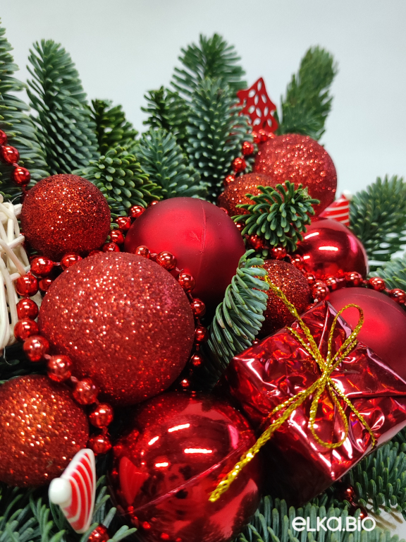 Композиция из пихты Нобилис Подарок Любимой К16