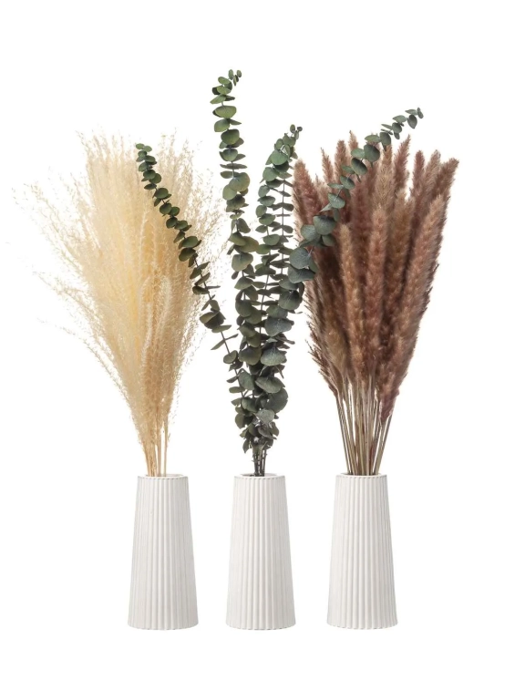 Эвкалипт, пампас мини и мискантус в наборе для декора. Набор М098