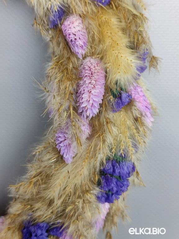 Венок из лозы, статицы и фаляриса Б59-B102