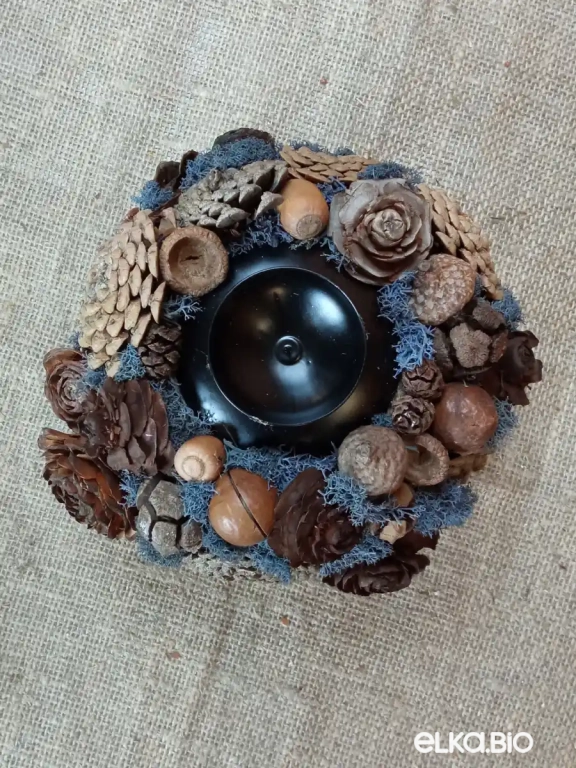 Композиция-подсвечник Лесной огонек Т77-В32