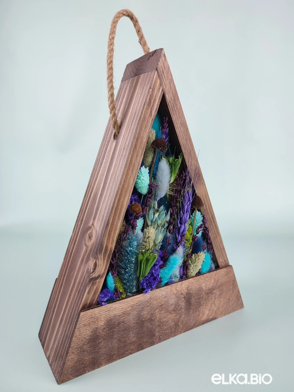 Композиция из сухоцветов в коробке Т176-B104