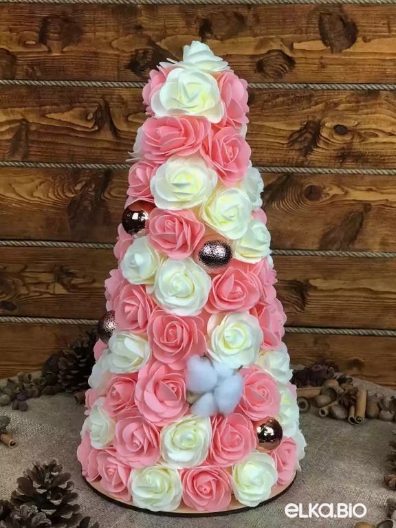 Декоративная елка Кремовая сладость А18-В4