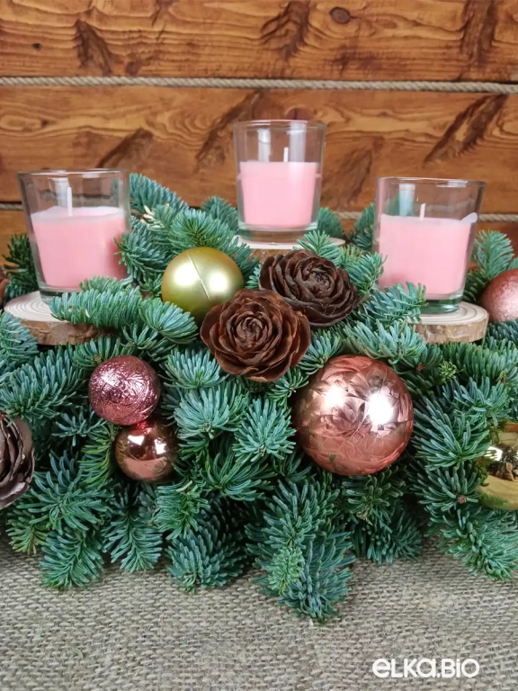 Новогодняя композиция из Нобилиса Шоколадная мечта Ю47-В710