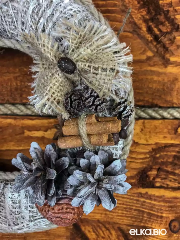 Композиция из натурального декора Легкость Т36-В8