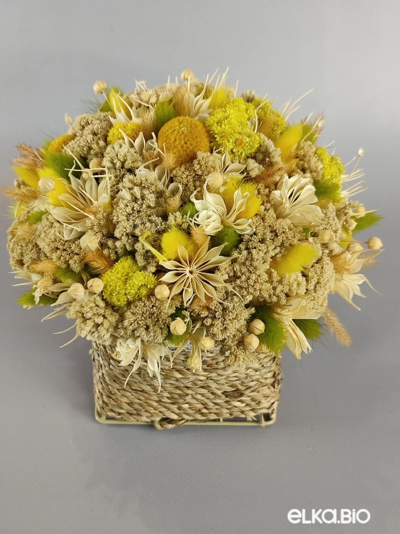 Букет цветов в корзине Т116-B100-Б