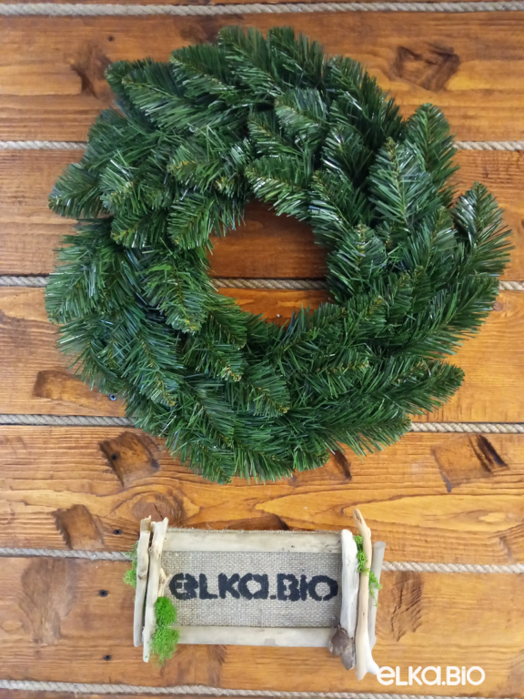 Венок рождественский Пихтовый 50 см-В526