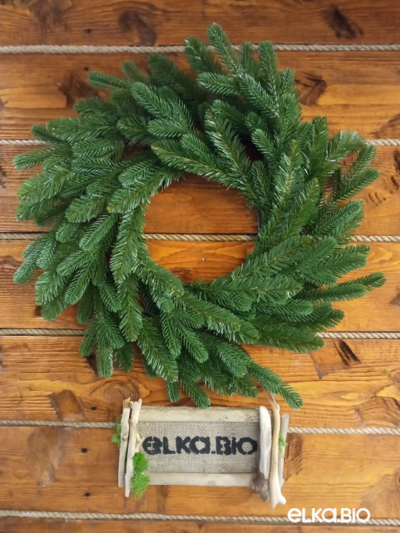 Рождественский венок Зеленый лес 50 см-В527