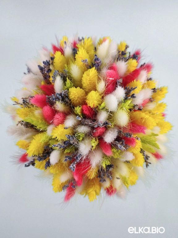 Букет из лагуруса, лаванды и фаляриса Б90-B107