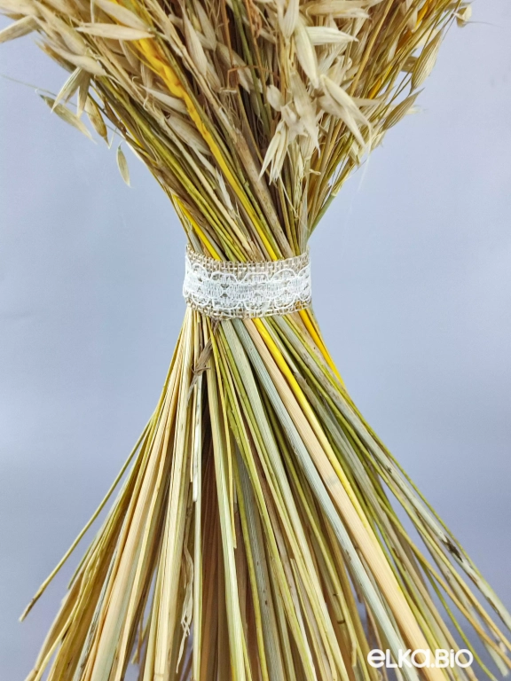 Большой букет из овса и лагуруса А120-B101