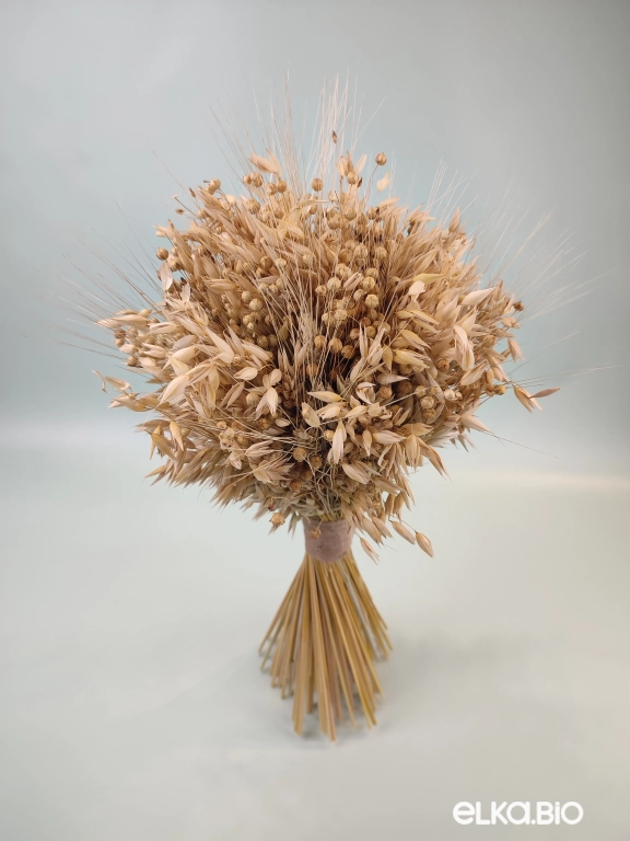 Букет из овса, пшеницы и льна А190-B113