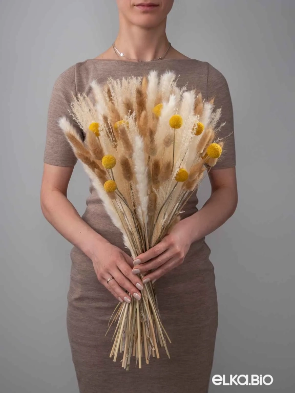 Набор сухоцветов для вазы. Набор М077