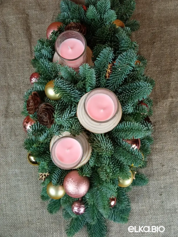 Новогодняя композиция из Нобилиса Шоколадная мечта Ю47-В710