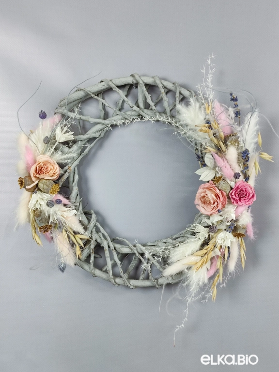 Венок из сухоцветов Б47-B102