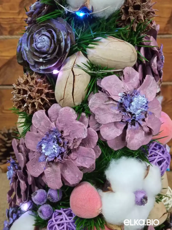 Настольная новогодняя елка с электрогирляндой Загадка Востока П13-В12 Настольная новогодняя елка с электрогирляндой Загадка Востока П13-В12