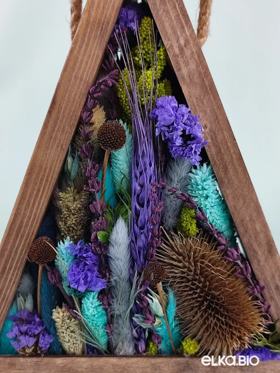 Композиция из сухоцветов в коробке Т176-B104