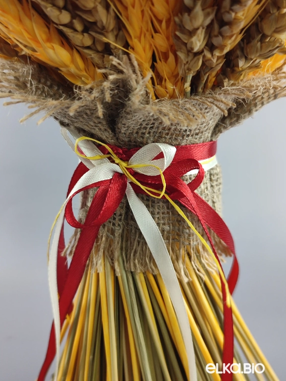 Букет из пшеницы, лаванды и лагуруса Т122-B100