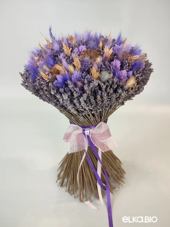 Букет из лаванды с фиолетовыми цветами Т242-B111
