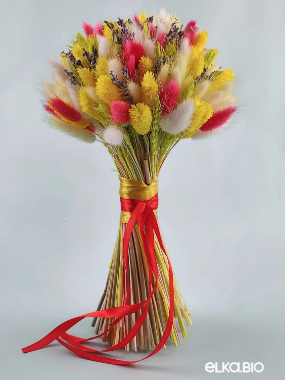 Букет из лагуруса, лаванды и фаляриса Б90-B107