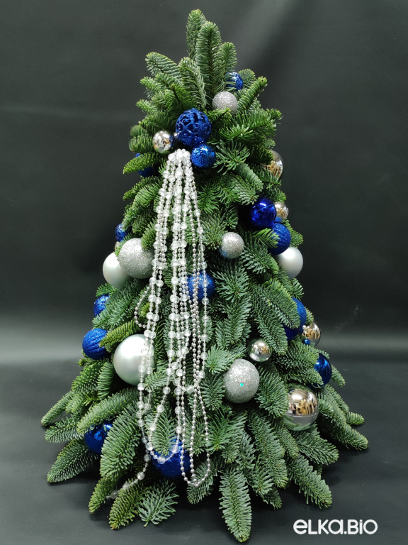 Настольная новогодняя елка из Нобилиса Водопад надежды Ю42-В706