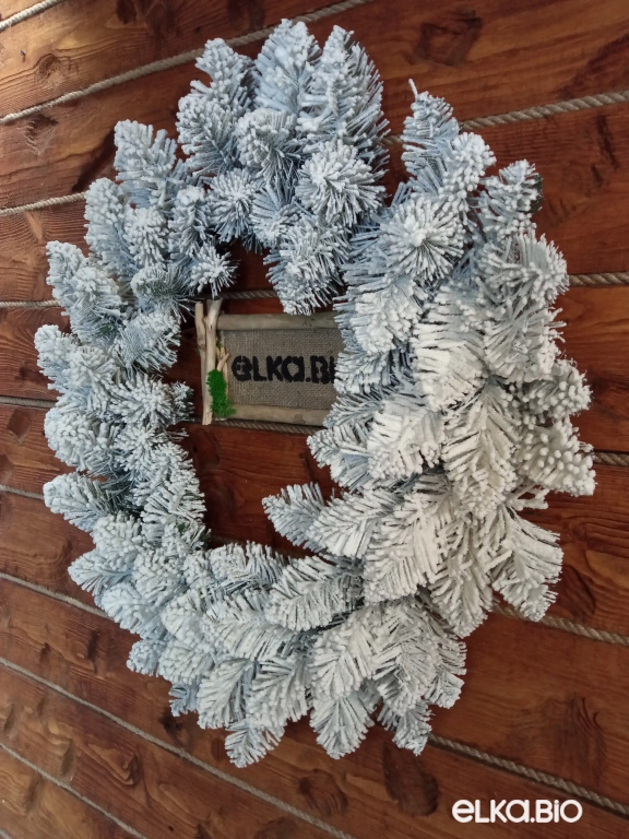 Новогодний венок Заснеженный лес 70-В523
