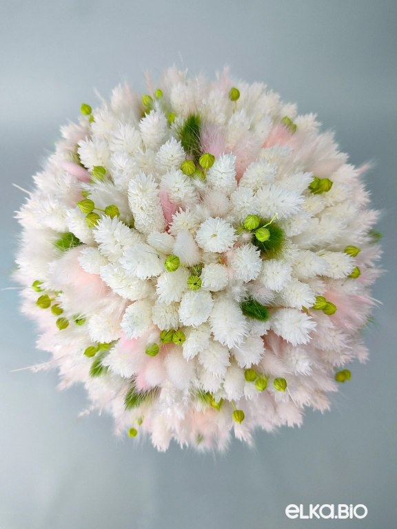 Большой букет из фаляриса и лагуруса Б82-B108