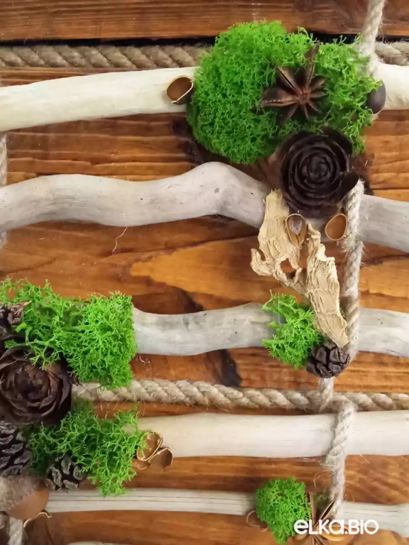 Настенное панно из палочек Утренний лес Ю14-В35