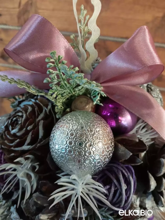 Подвесное украшение с колокольчиками Сиреневый туман Т92-В61